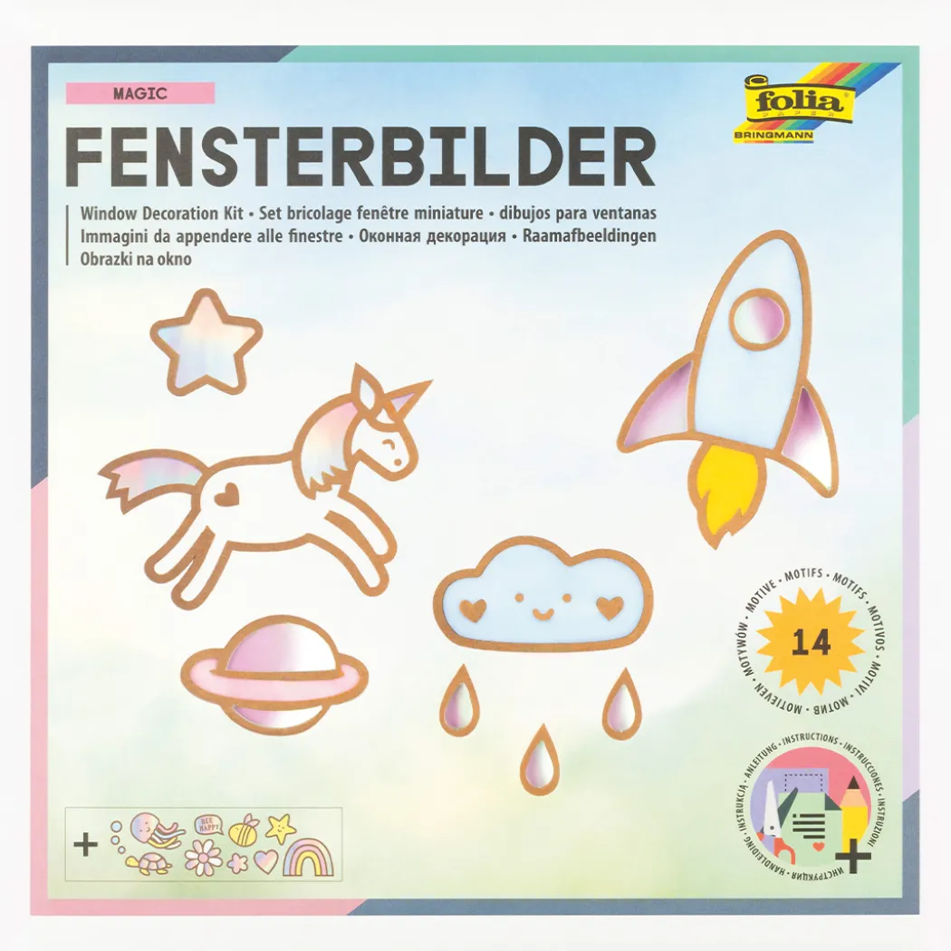 Fönsterdekoration Rainbow 14 motiv
