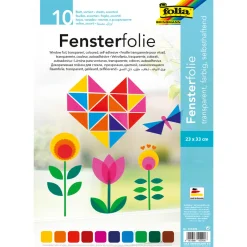 Fönsterfolie färg 10 Ark
