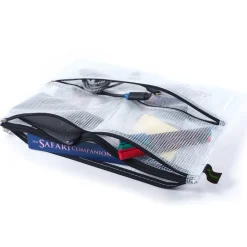Fodral Mesh Dubbelzipper A4