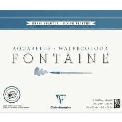 Fontaine Akvarellblock Cloud Texture 24x30 cm 300g