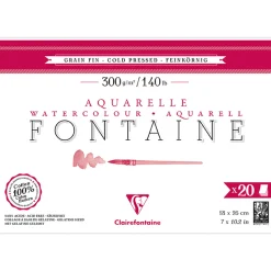 Fontaine Akvarellblock CP 18x26 cm 300g