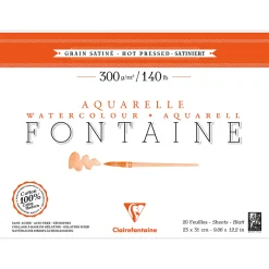 Fontaine Akvarellblock HP 23x31 cm 300g