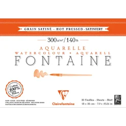 Fontaine Akvarellblock HP 18x26 cm 300g