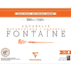 Fontaine Akvarellblock HP 31x41 cm 300g