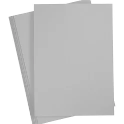 Färgat papper Ljusgrå A4 180g 20 ark