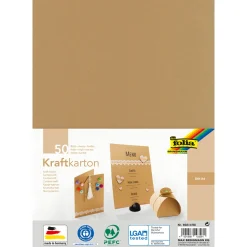 Färgat papper Natur 230g/m² 50 Ark