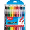 Färg- och tuschpennor Color Peps 27-set