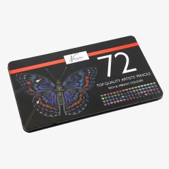 Färgpennor Artist 72-set plåtlåda