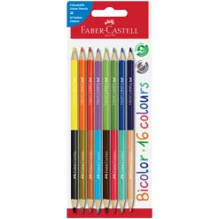 Färgpennor Bicolor 8-set