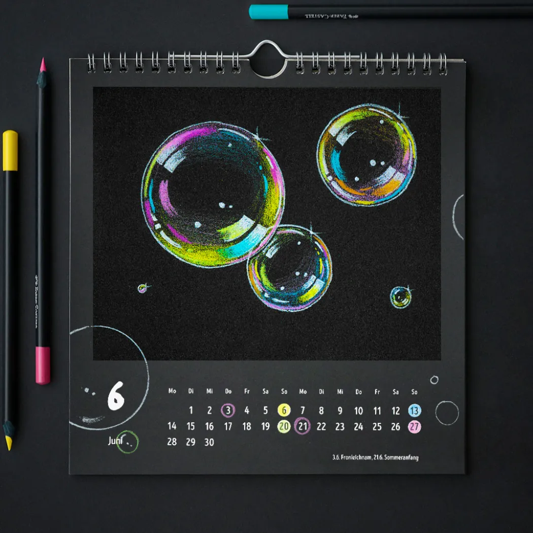 Färgpennor Black Edition 24-set