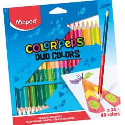 Färgpennor Color Peps Duo Colors 24-set