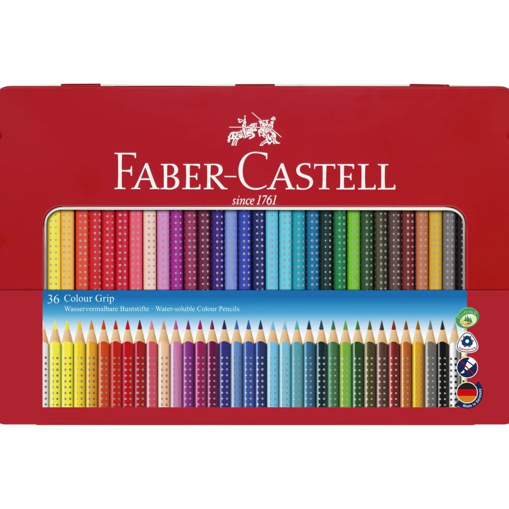 Färgpennor Colour Grip 36-set (3 år+)