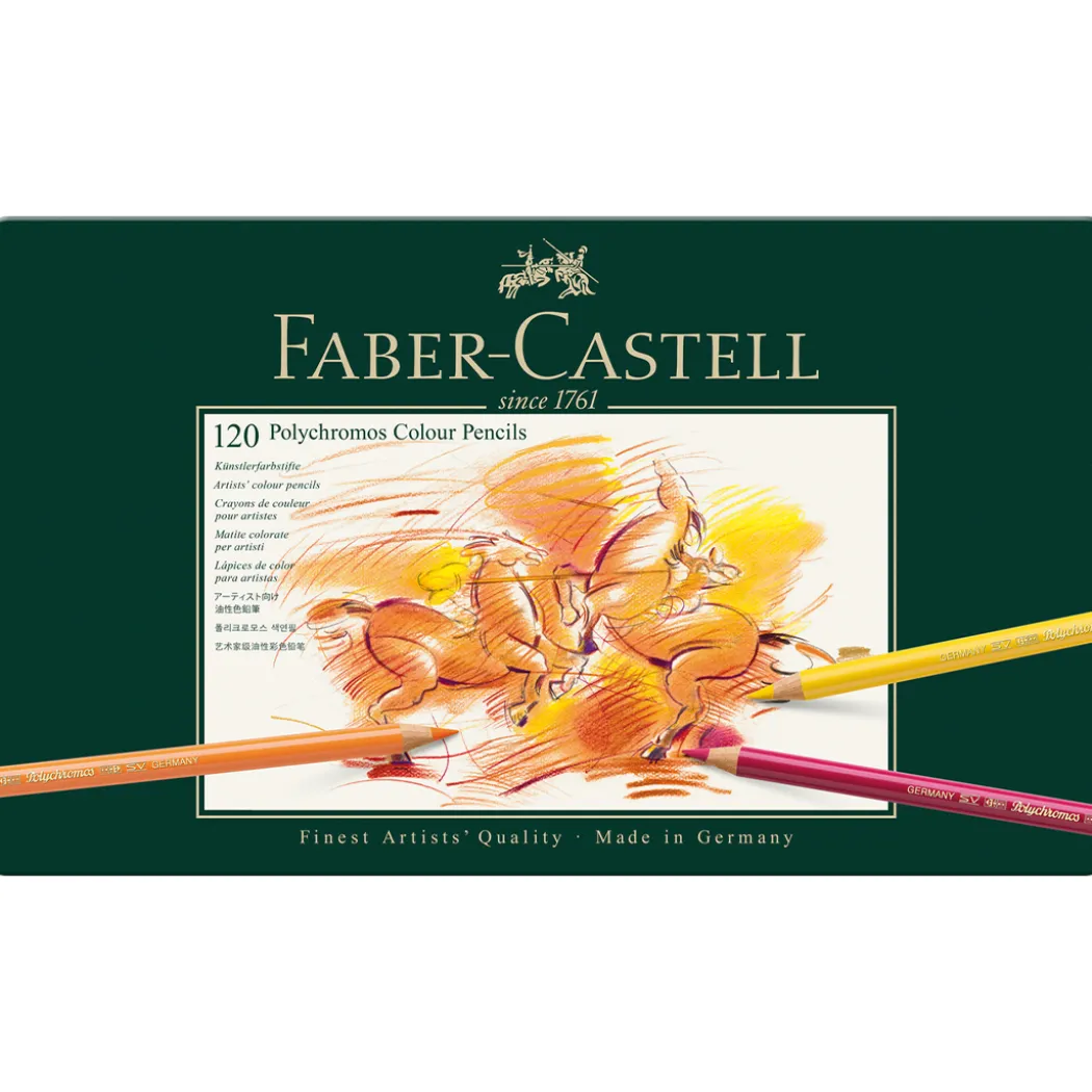 Färgpennor Polychromos 120-set