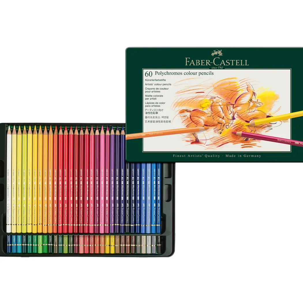 Färgpennor Polychromos 60-set