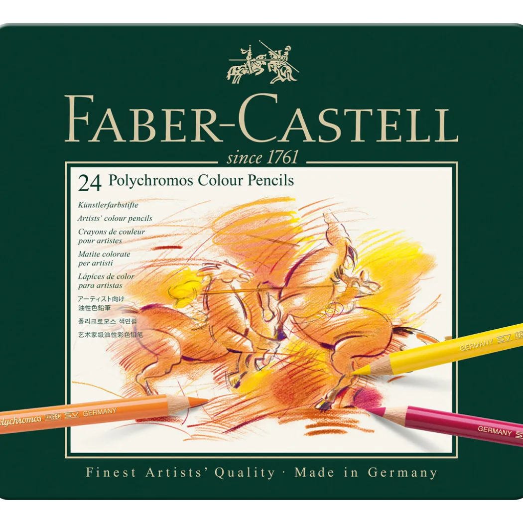 Färgpennor Polychromos 24-set