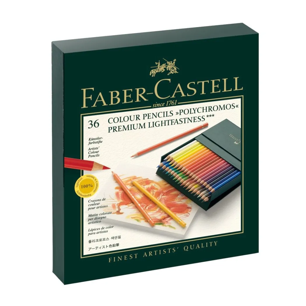 Färgpennor Polychromos 36-set Studio