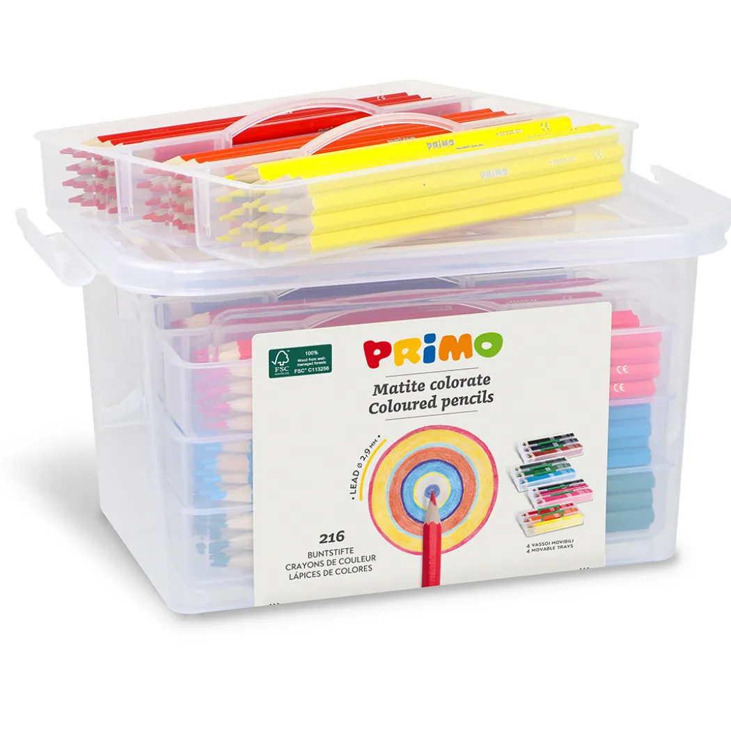 Färgpennor Skola 216-pack