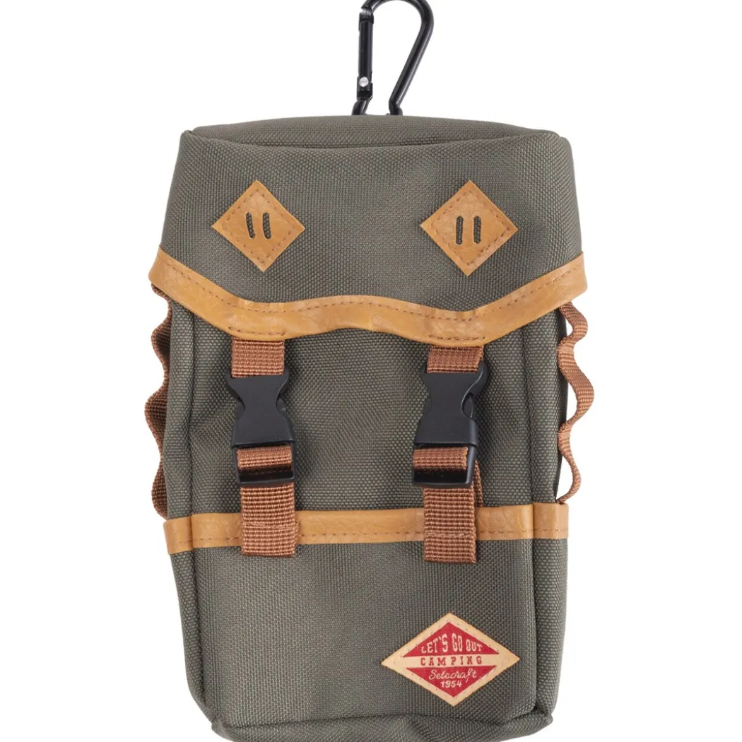 Förvaringsväska Mini Backpack Pouch Khaki