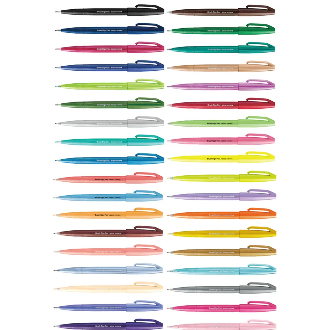Fude Touch Brush Sign Pen 36-set
