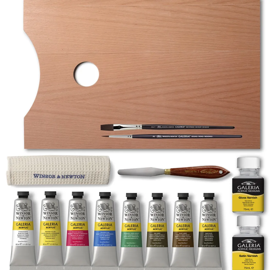Galeria Acrylic Wooden Box 15-set