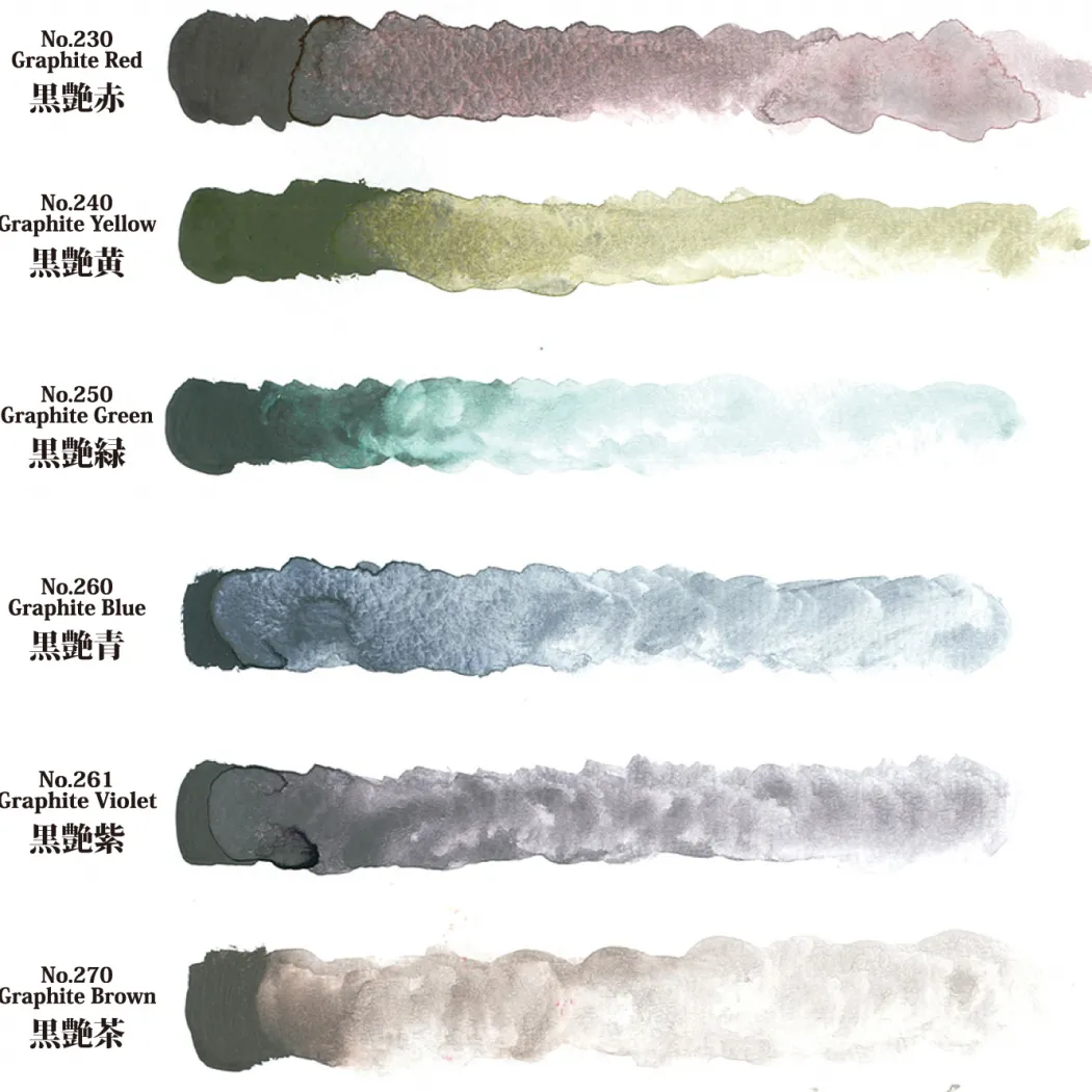 Gansai Tambi Akvarell 6-set Graphite Colors