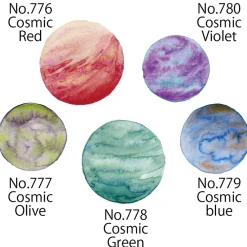 Gansai Tambi Akvarell 5-set Granulating Colors 2