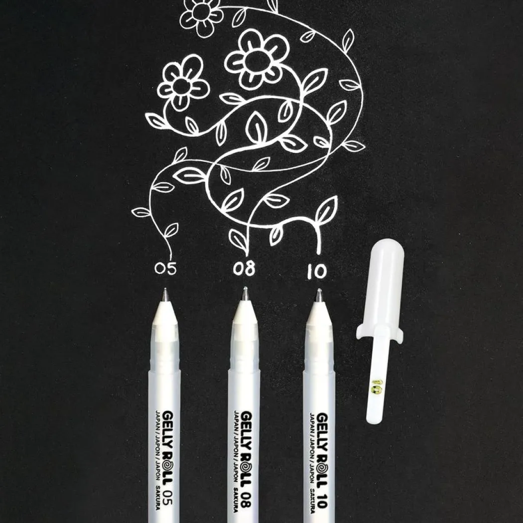 Gelly Roll Basic White 3-pack