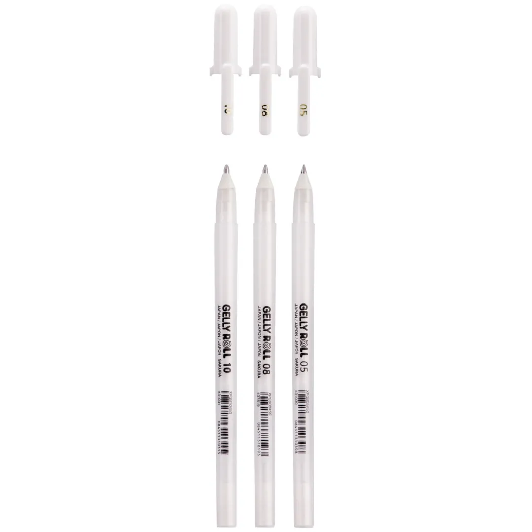 Gelly Roll Basic White 3-pack