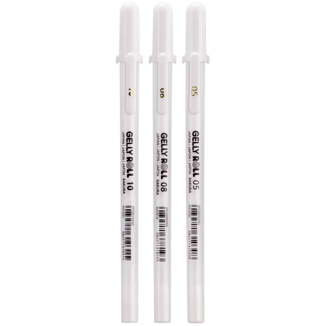 Gelly Roll Basic White 3-pack