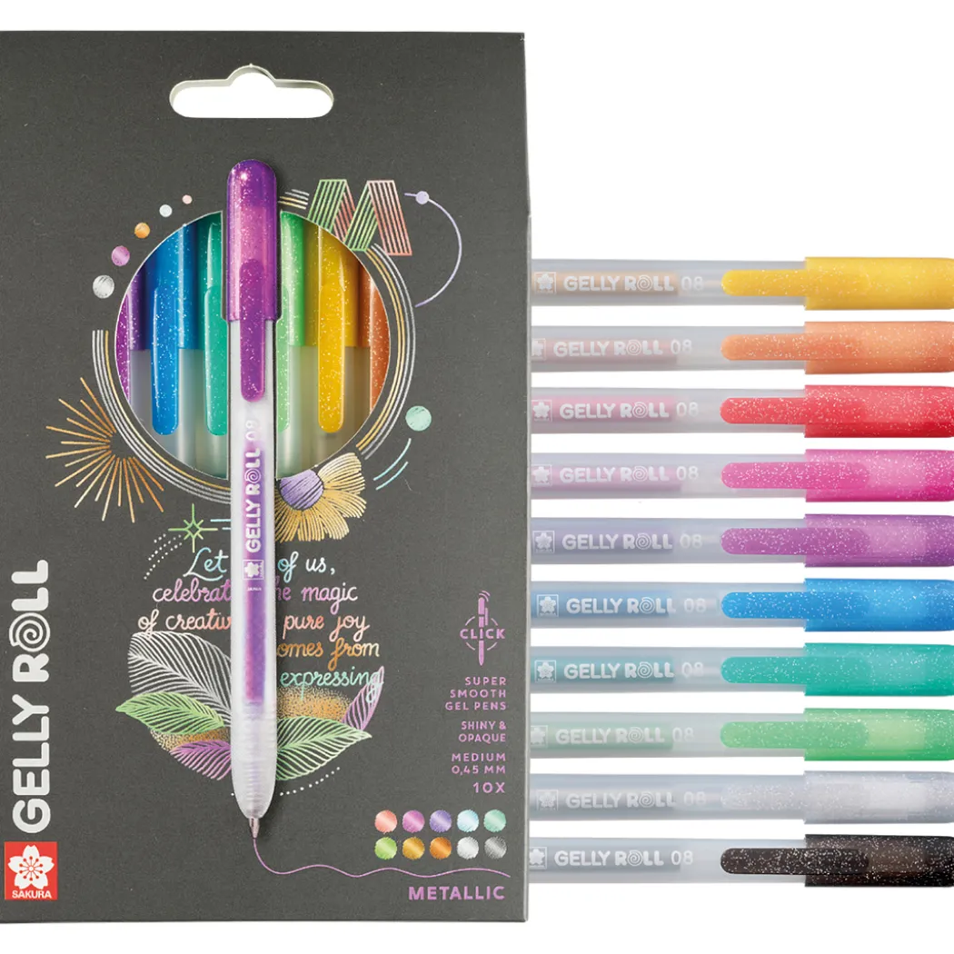 Gelly Roll Click Metallic 10-pack