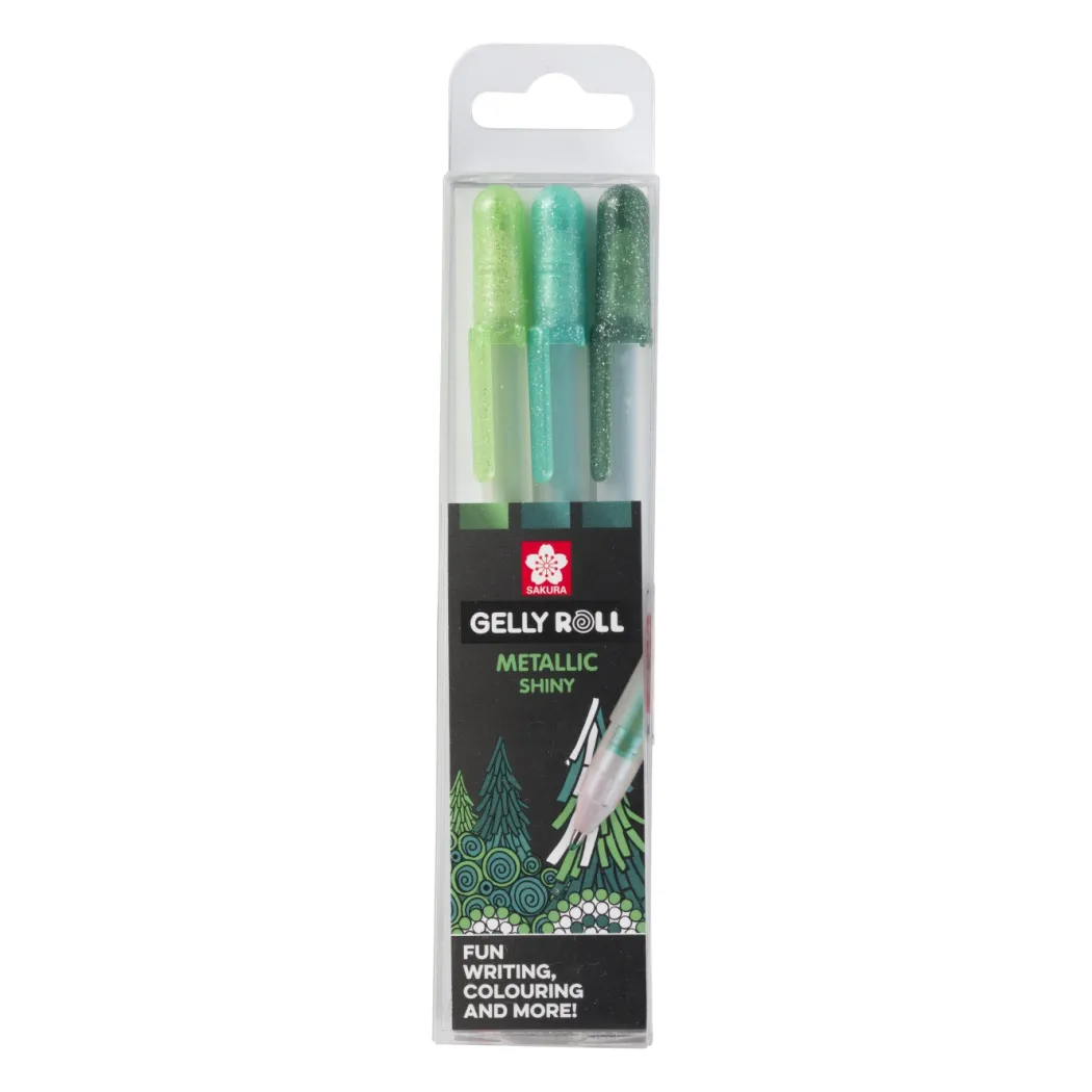 Gelly Roll Metallic Forest 3-pack