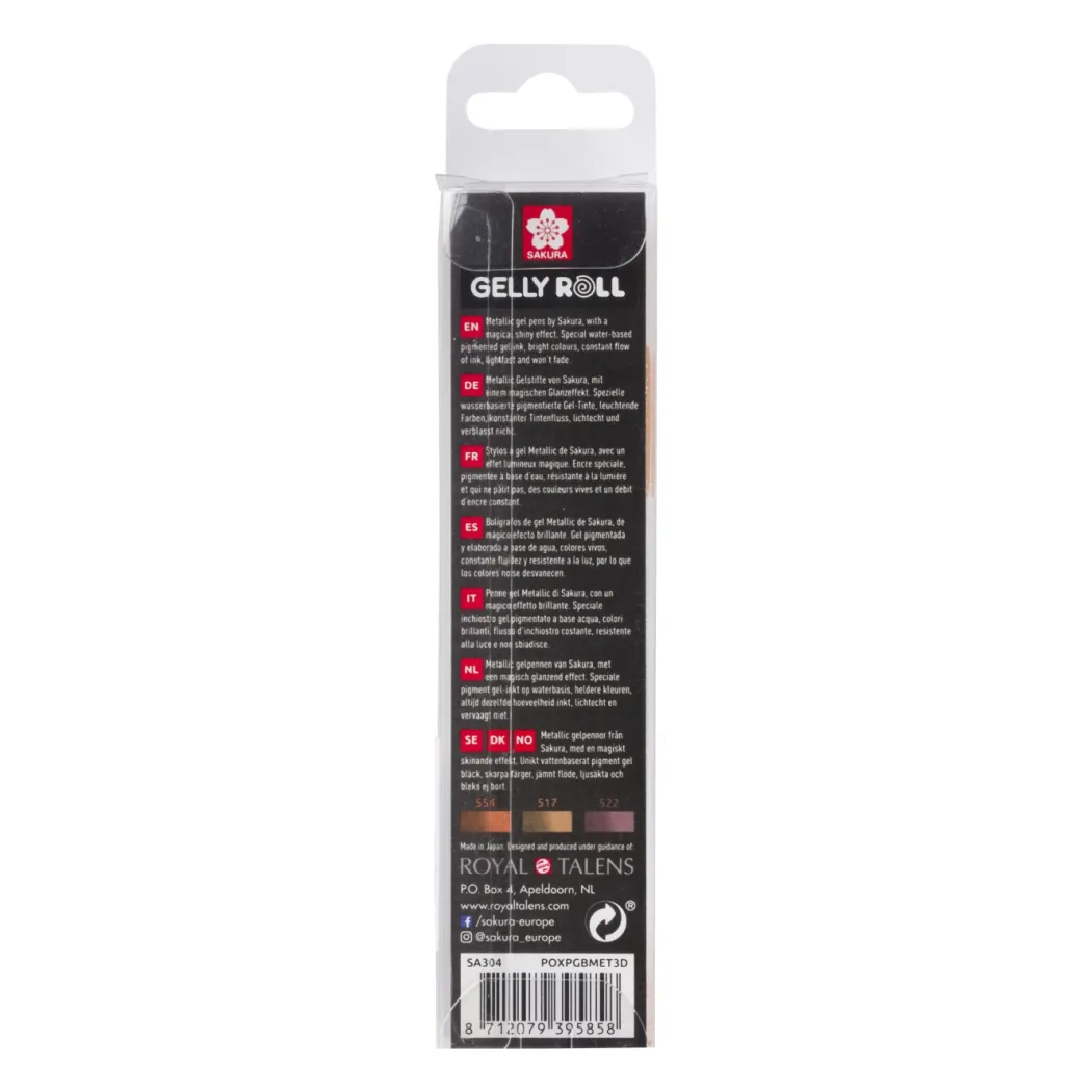 Gelly Roll Metallic Nature 3-pack