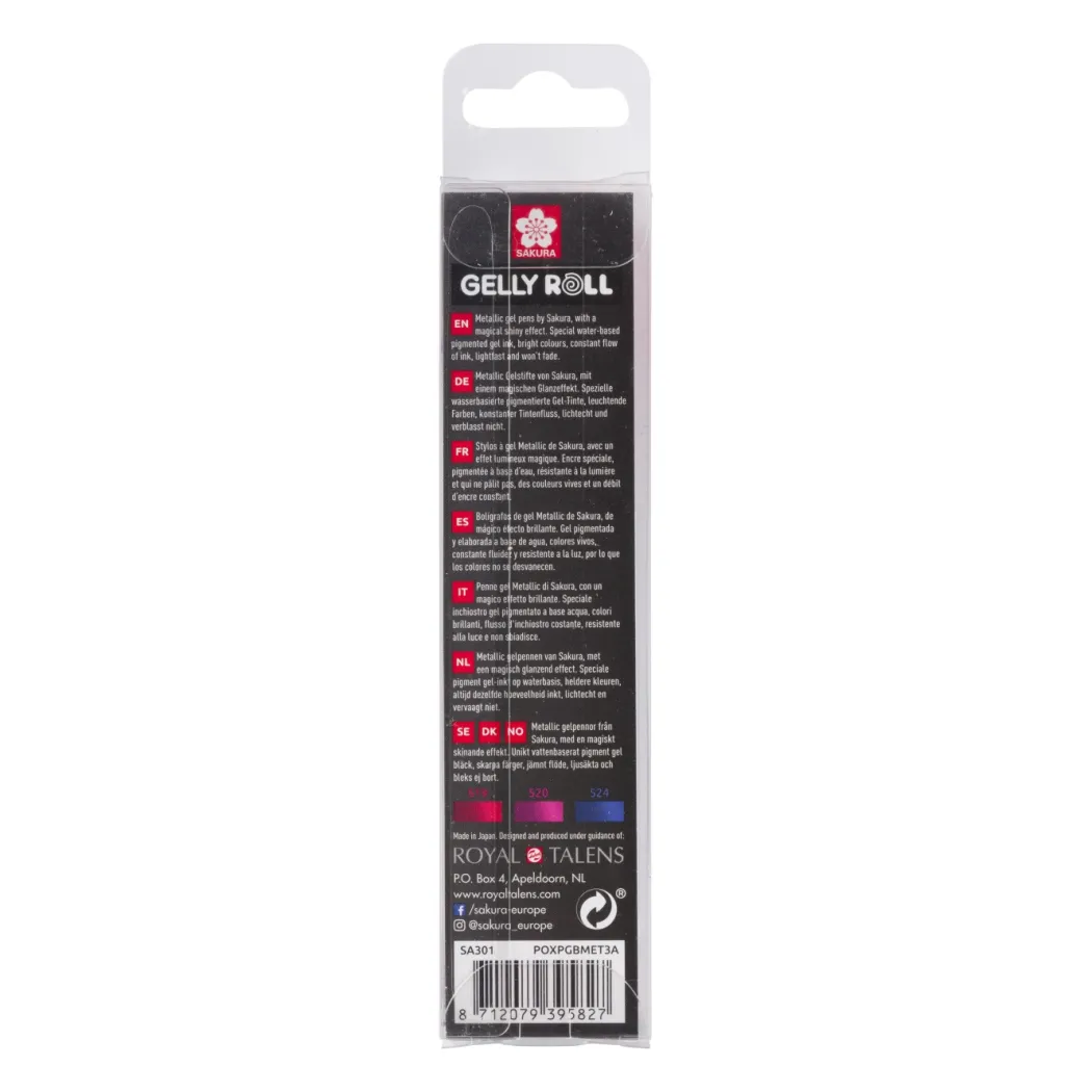 Gelly Roll Metallic Sweets 3-pack