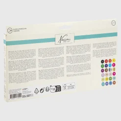 Glas- och porslinpennor 24-set