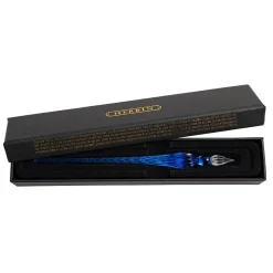 Glaspenna Rund 18 cm Blue