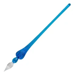 Glaspenna Rund 18 cm Blue
