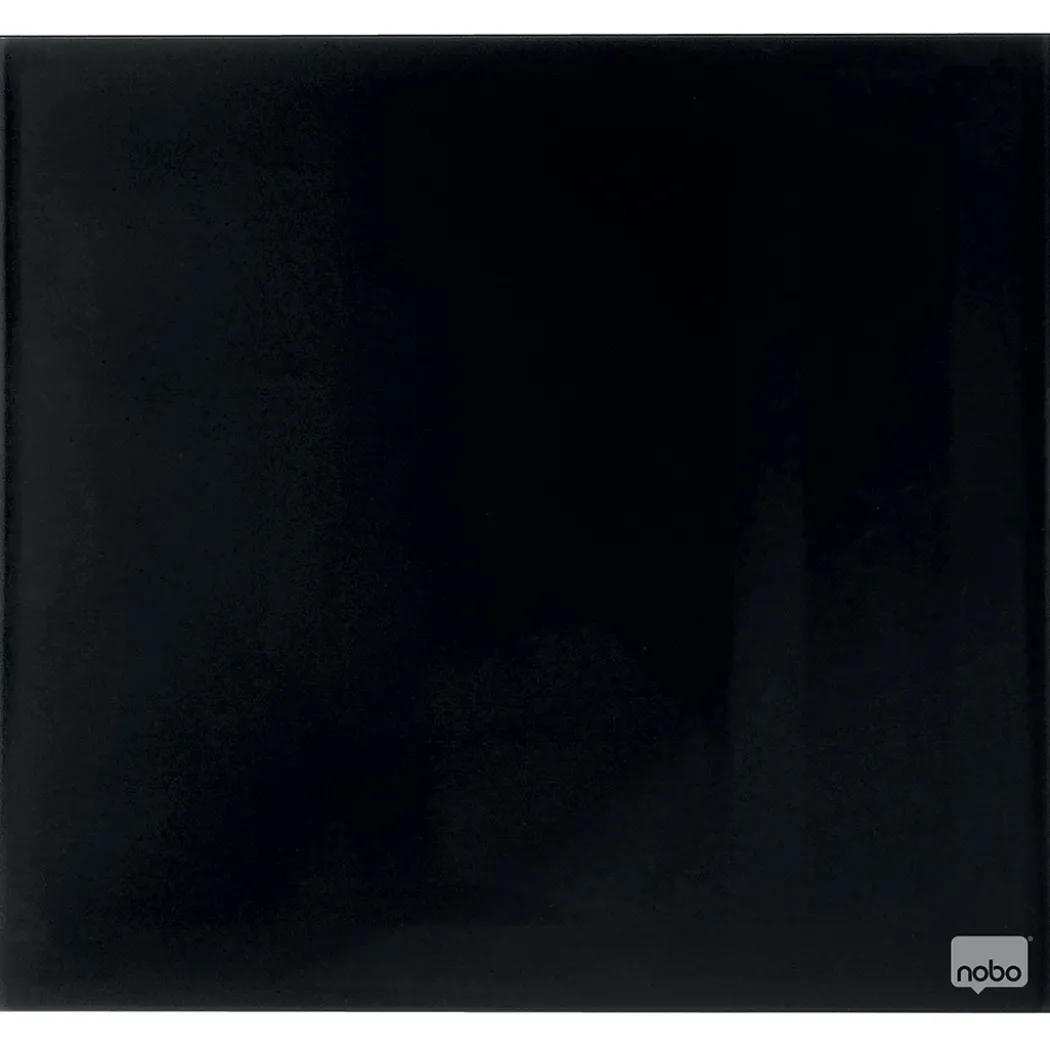 Glastavla Nobo 30x30 cm Svart