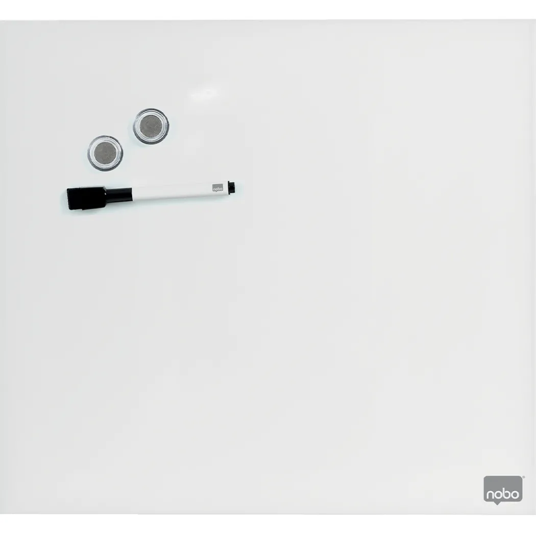 Glastavla Nobo 30x30 cm Vit