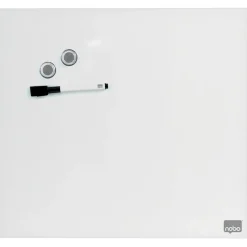 Glastavla Nobo 45x45 cm Vit