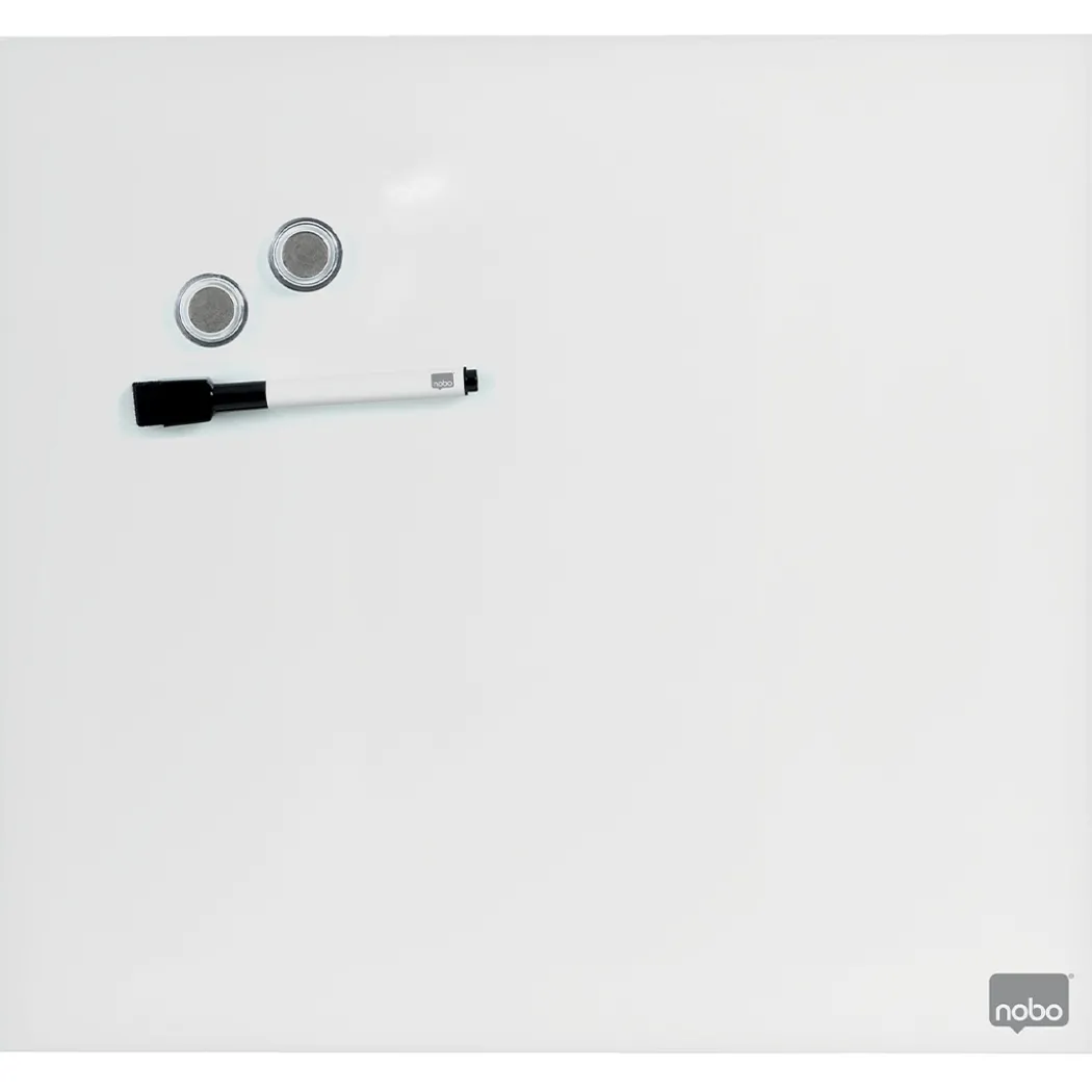 Glastavla Nobo 45x45 cm Vit