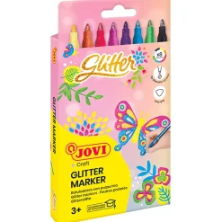 Glitterpennor 8-set (3 år+)