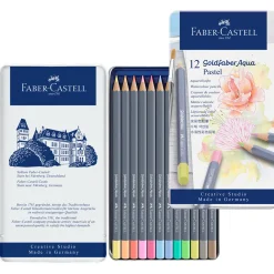 Goldfaber Aqua Akvarellpennor 12-set Pastell