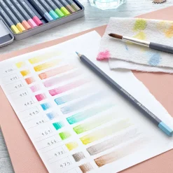 Goldfaber Aqua Akvarellpennor 12-set Pastell