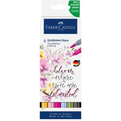 Goldfaber Aqua Dual Marker 6-set Lettering