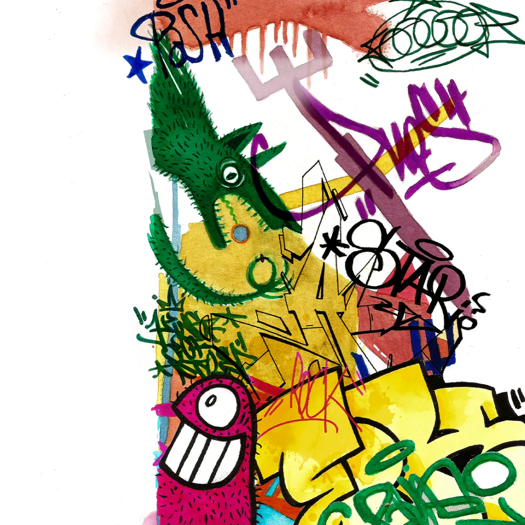 Goldfaber Aqua Dual Marker 6-set Graffiti