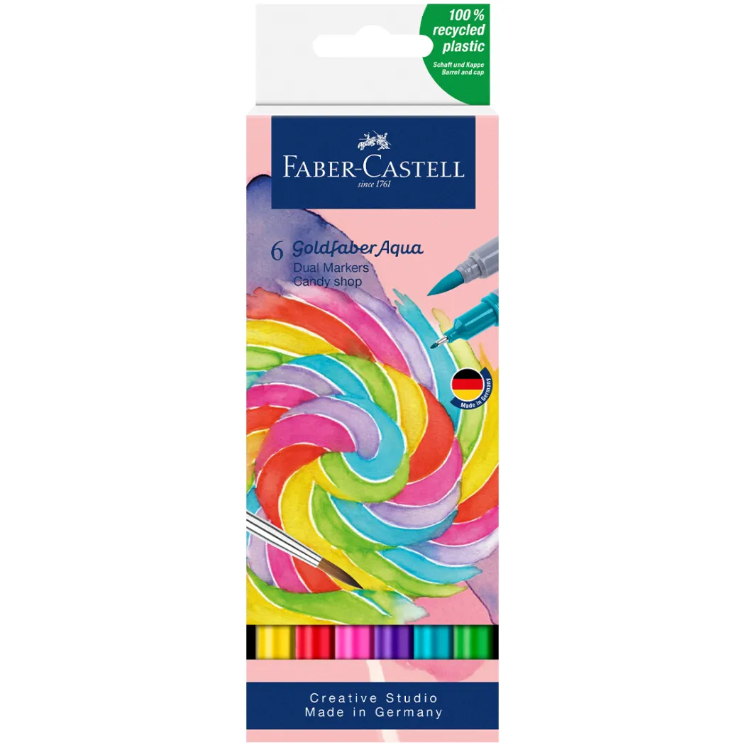 Goldfaber Aqua Dual Marker 6-set Candy shop