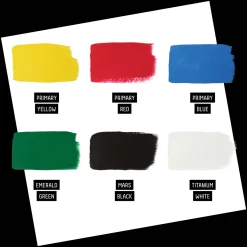 Gouachefärg Primaries Set 6x22 ml