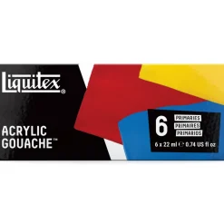 Gouachefärg Primaries Set 6x22 ml