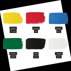 Gouachefärg Primaries Set 6x59 ml