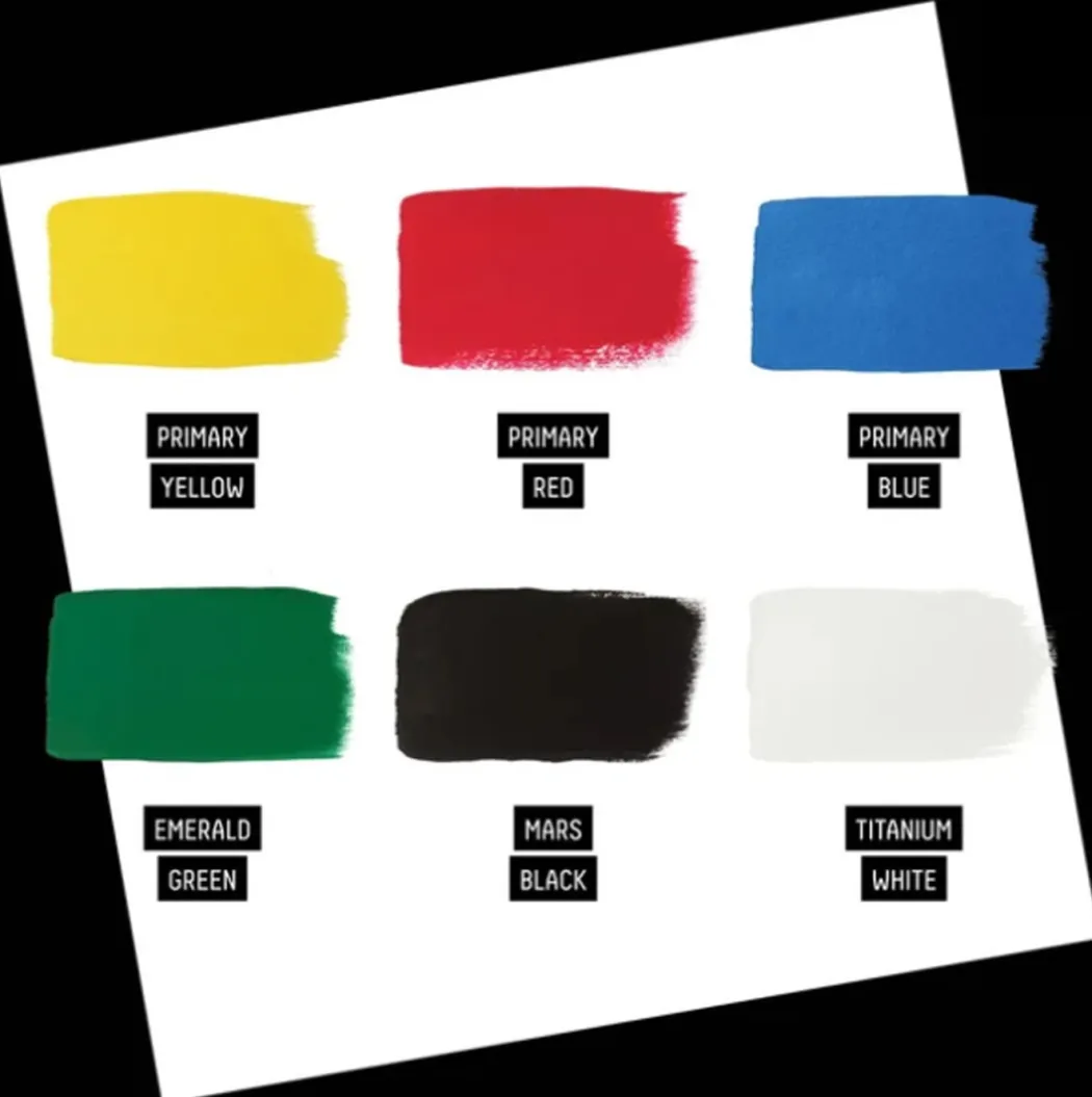 Gouachefärg Primaries Set 6x59 ml
